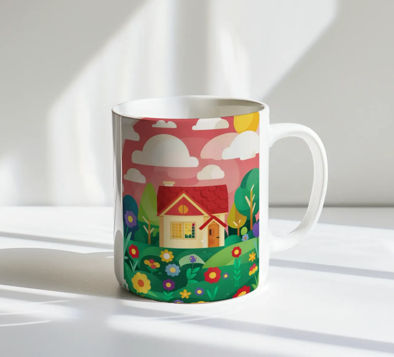 Sogno di un cottage pastello tazza in ceramica da Sentinel Glow