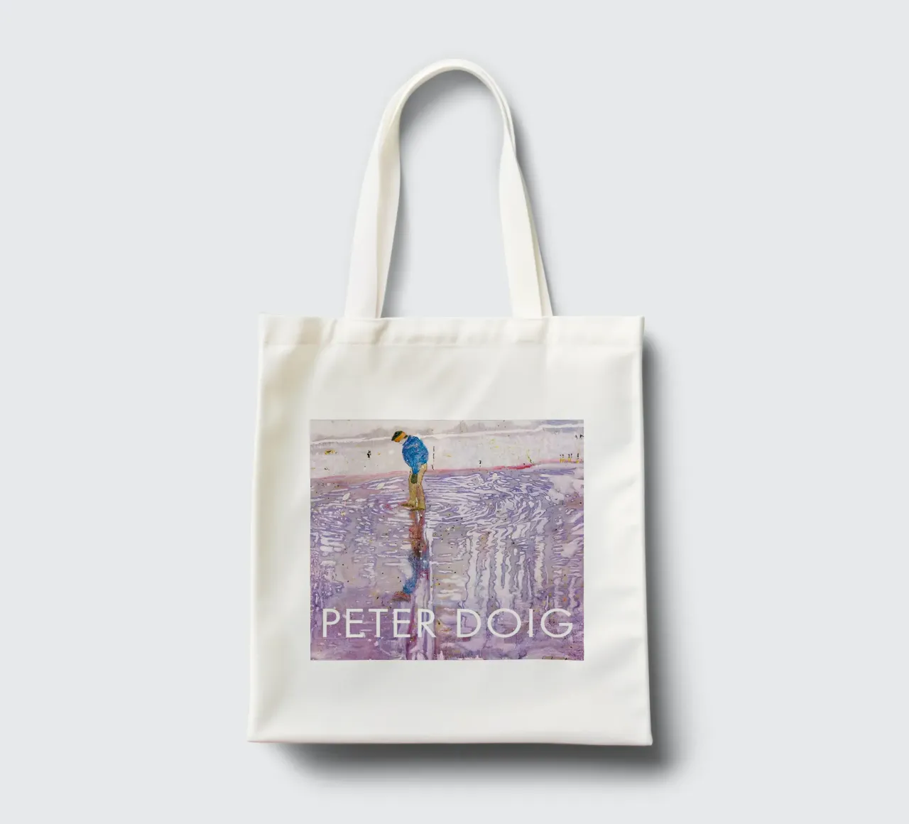 Mostra di Peter Doig borsa in juta da Milfordwings
