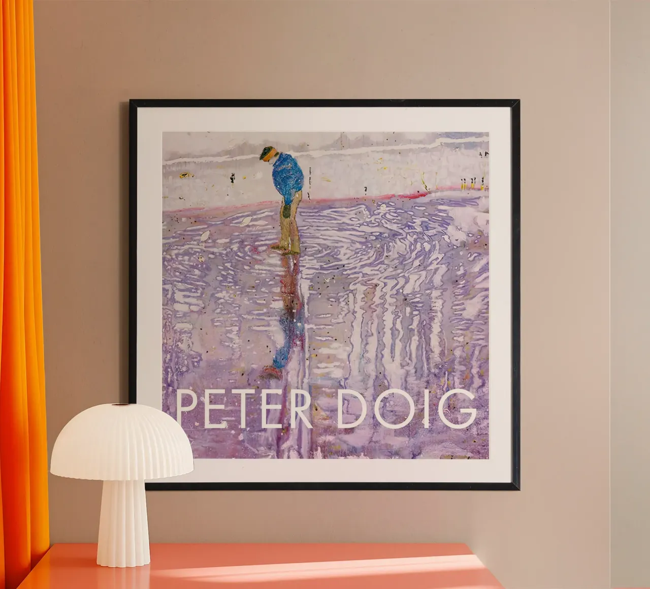 Peter Doig Exhibition poster with plastic frame by Milfordwings