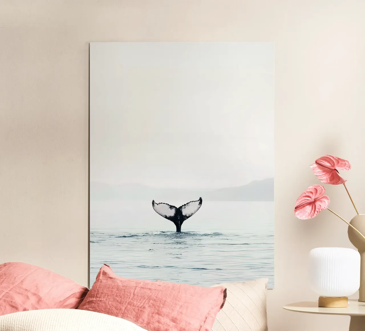 Whale Tail Vintage poster con telaio in alluminio da Slim Aarons Vintage