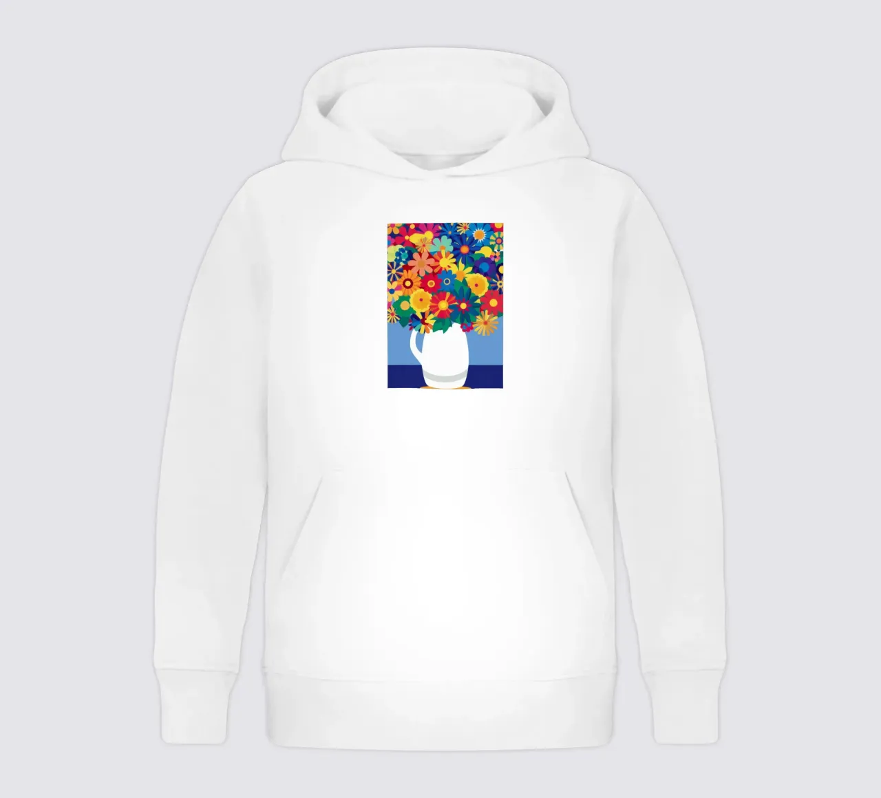 Ráfaga de flores alegres sudadera con capucha para niño de Sentinel Glow
