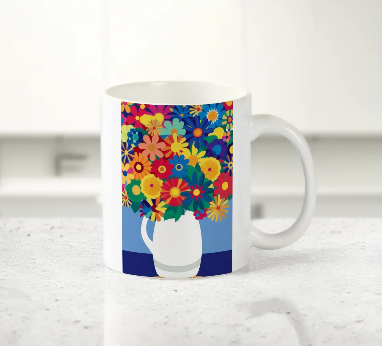 Fioritura gioiosa tazza in ceramica da Sentinel Glow
