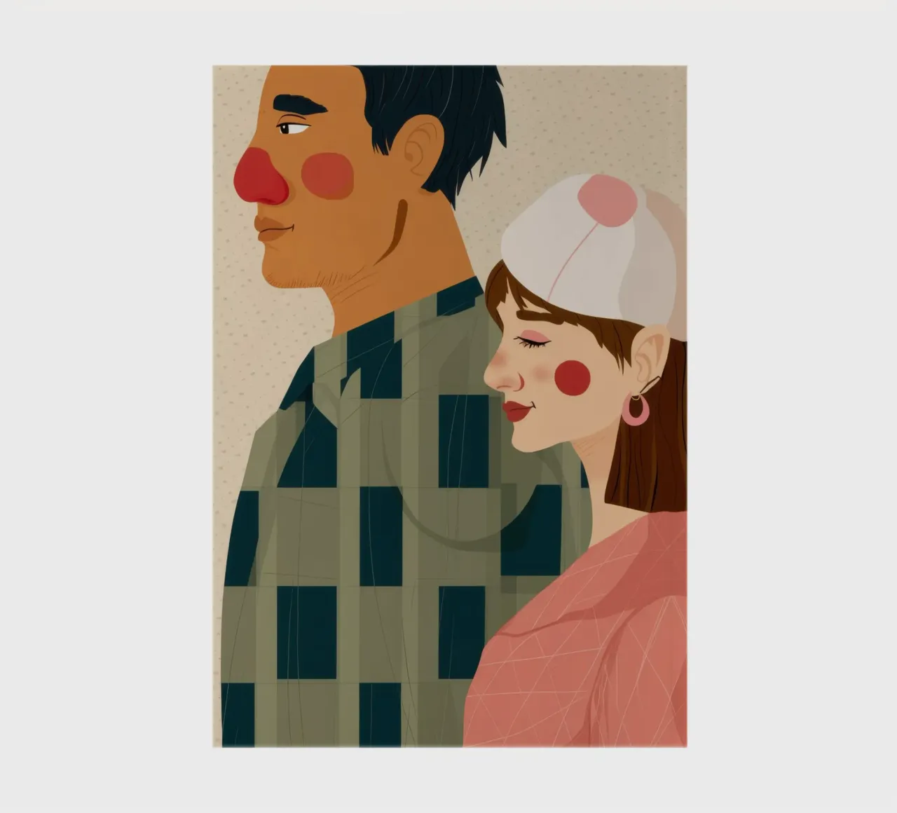 Checkered Profile notebook by Marigold Tiga