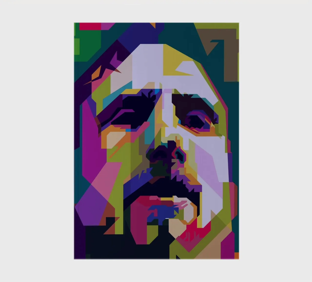 Zack De La Rocha Rock Singer Pop Art WPAP notebook by Artkreator