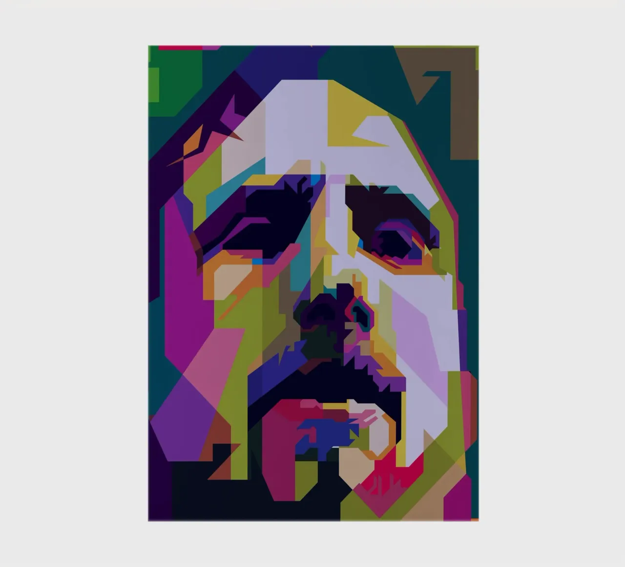 Zack De La Rocha Rock Singer Pop Art WPAP notebook by Artkreator