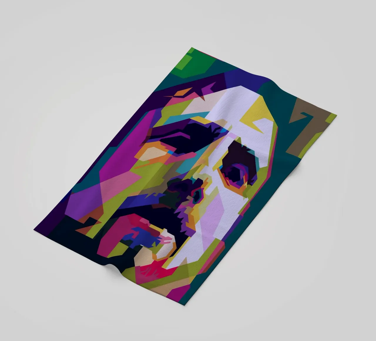 Zack De La Rocha Cantante rock Pop Art WPAP telo mare da Artkreator
