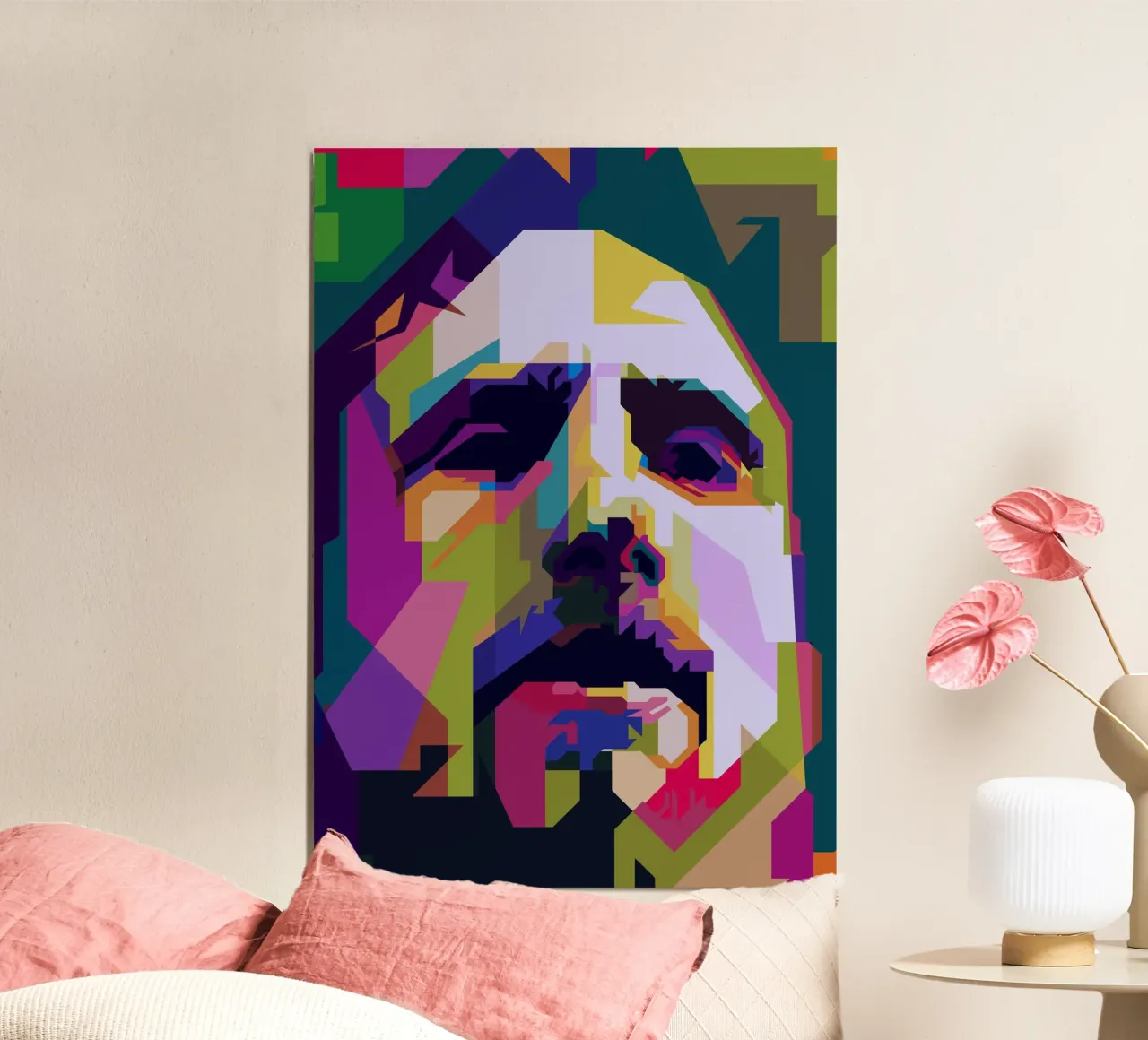 Zack De La Rocha Cantante rock Pop Art WPAP carta hahnemühle da Artkreator