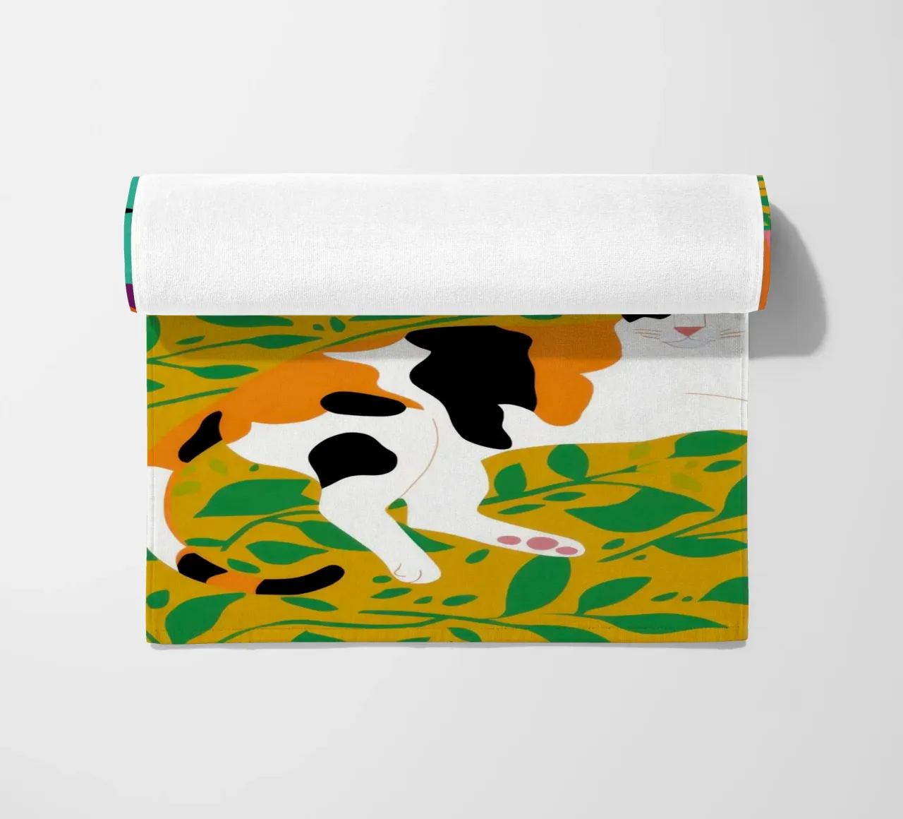 Calico Cat Bird telo mare da Marigold Tiga
