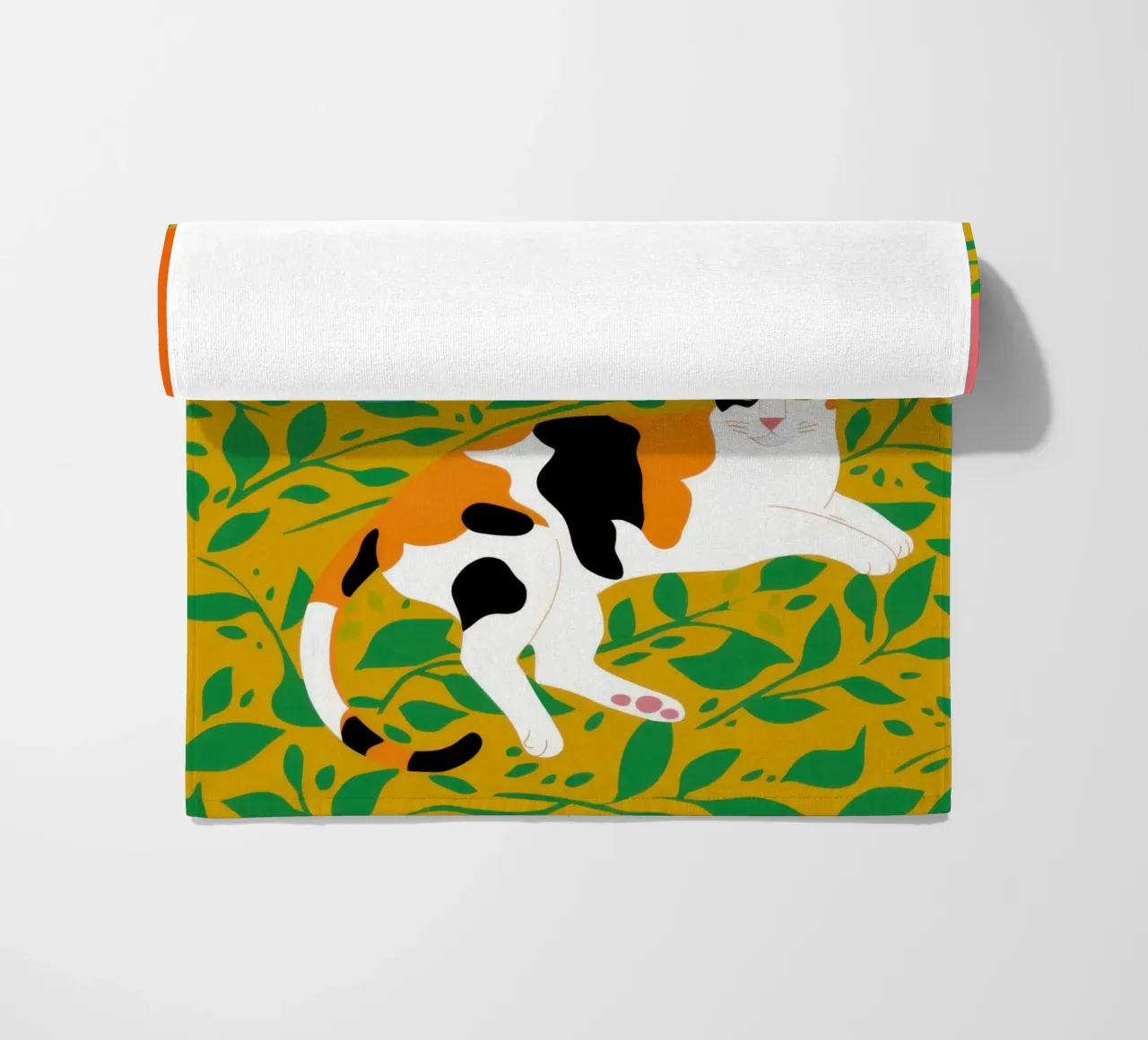Calico Cat Bird telo mare da Marigold Tiga