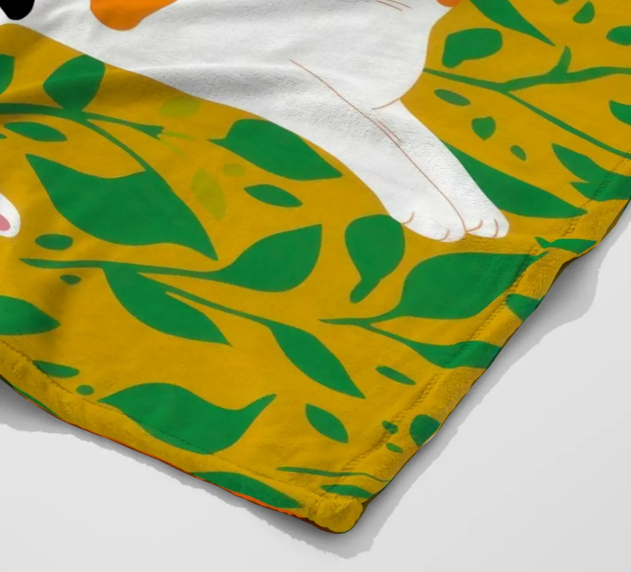 Calico Cat Bird coperta in pile da Marigold Tiga