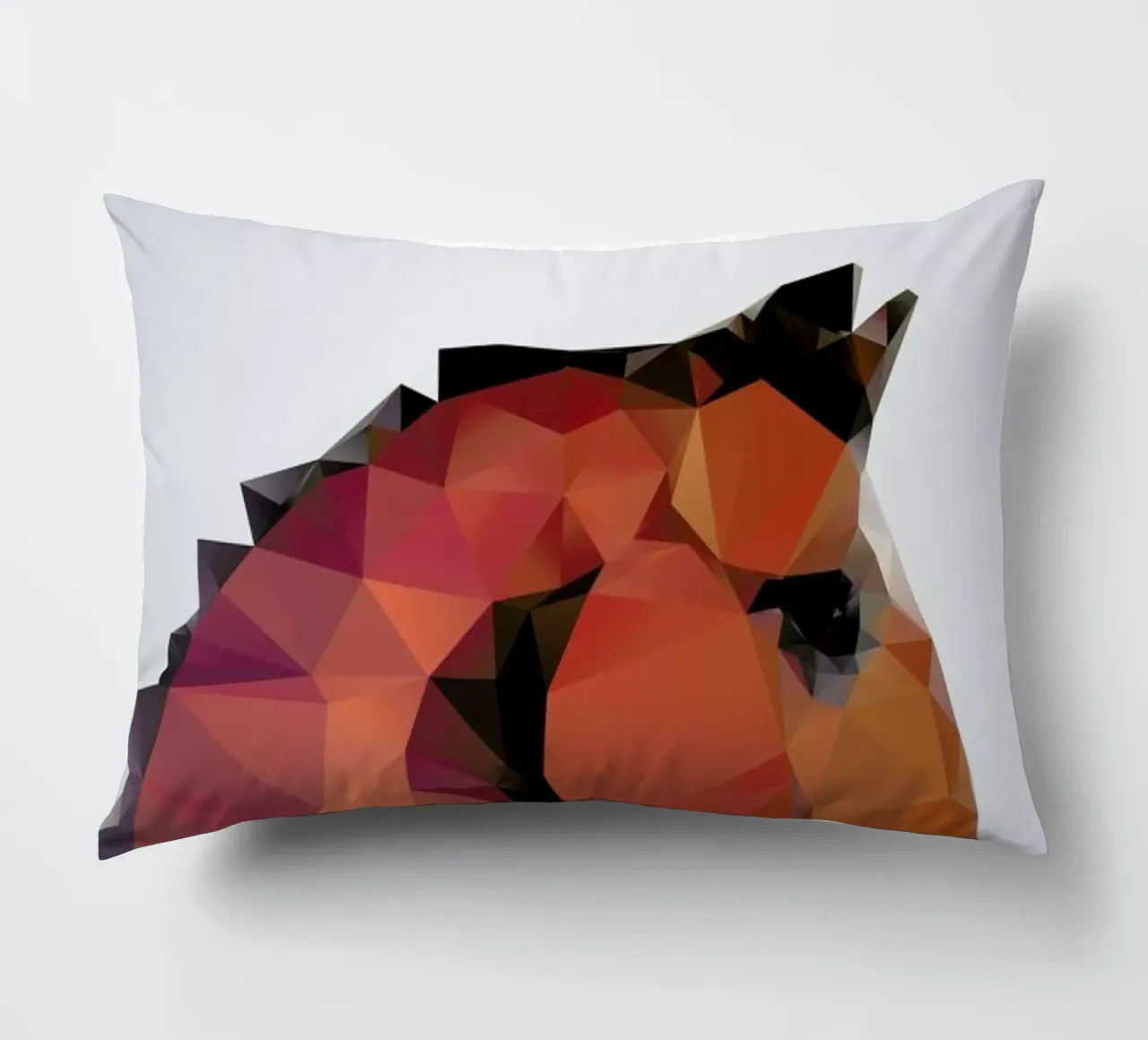 Horse decorative cushion by Three Of The Possessed