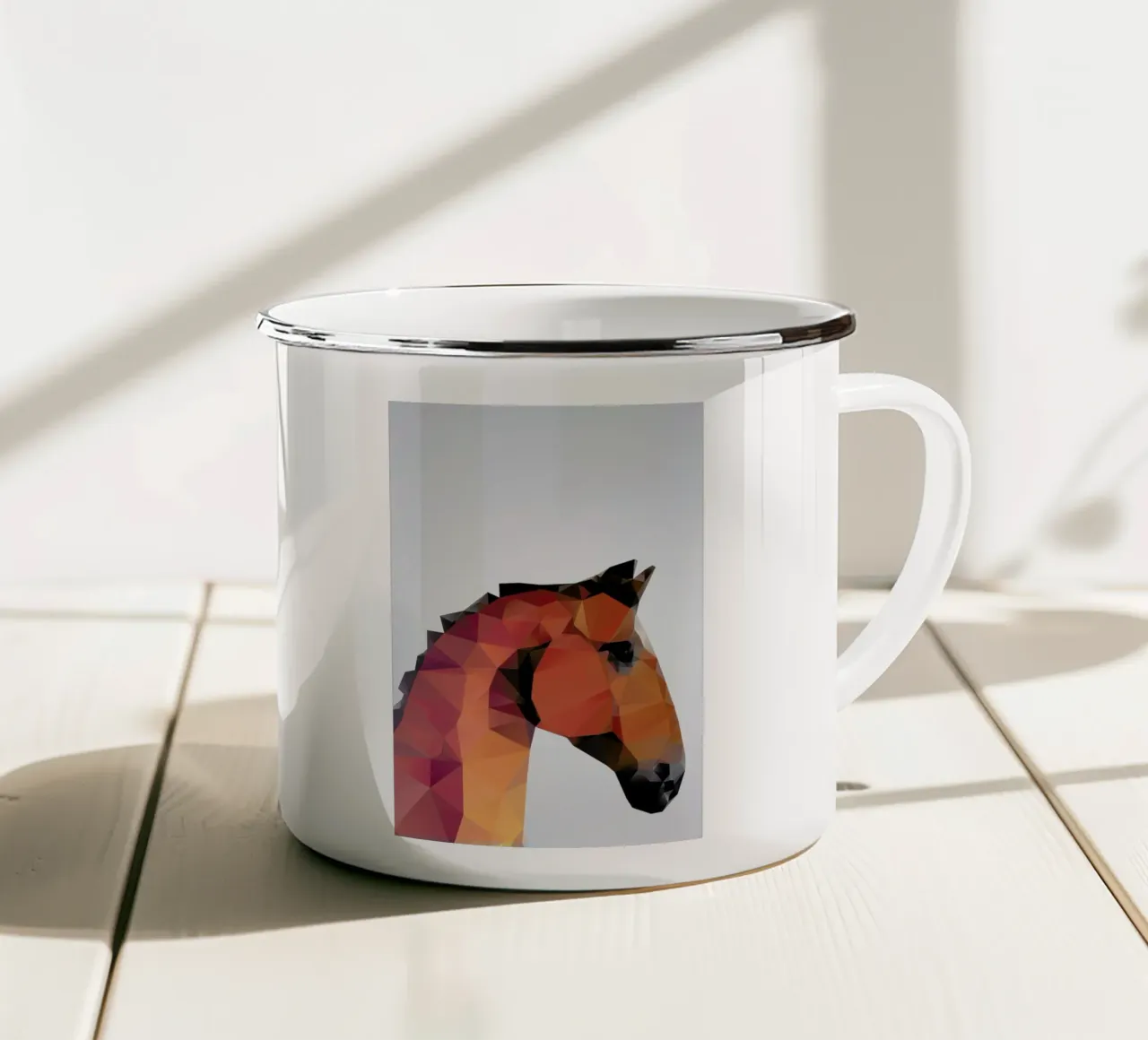 Horse tazza in smalto da Three Of The Possessed