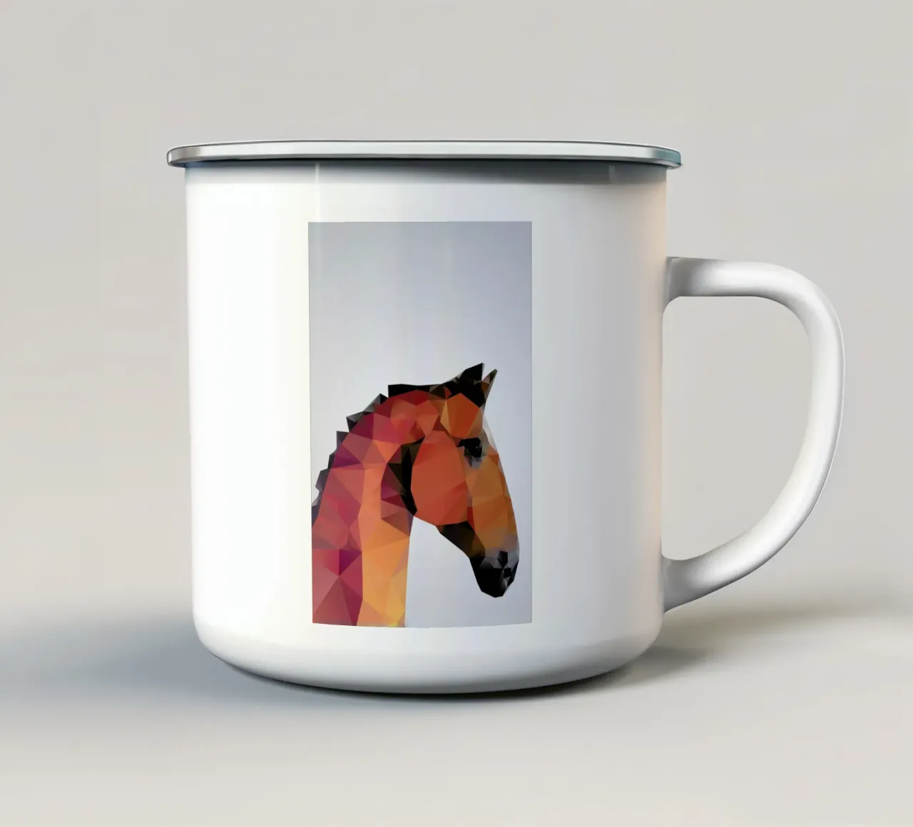 Horse tazza in smalto da Three Of The Possessed