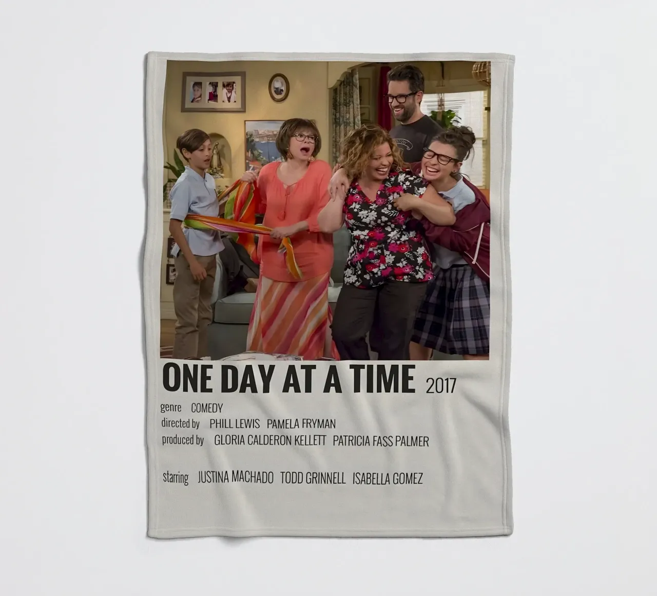 ONE DAY AT A TIME 2017 coperta in pile da MVFminimalist