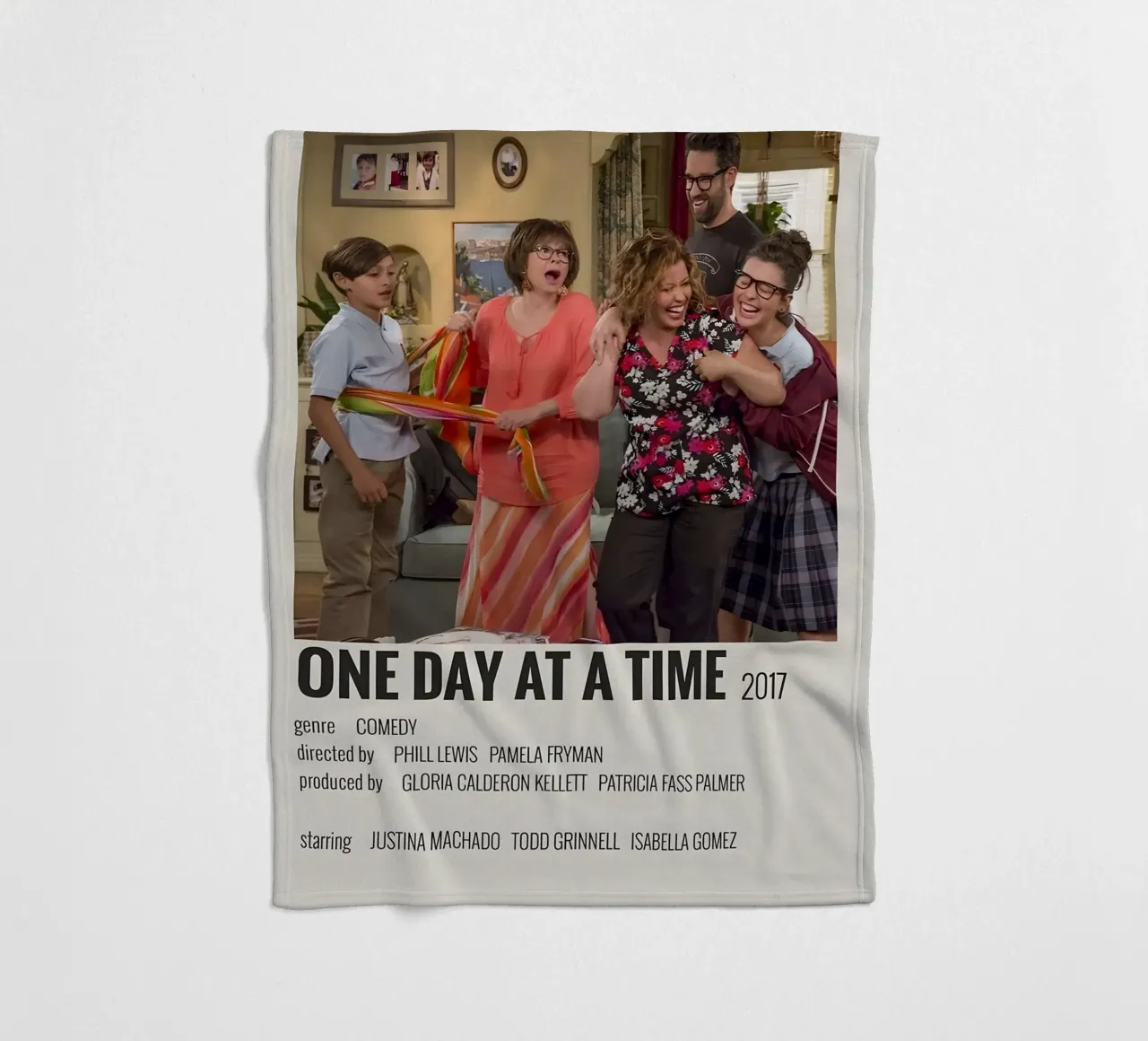 ONE DAY AT A TIME 2017 coperta in pile da MVFminimalist