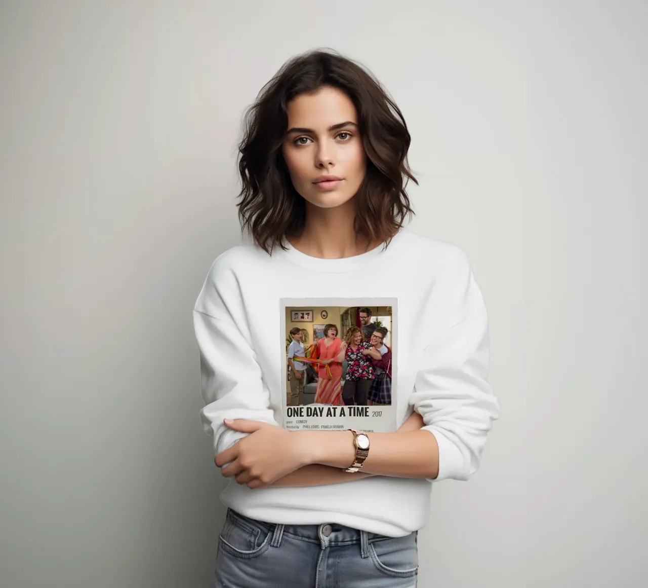 ONE DAY AT A TIME 2017 sweatshirt by MVFminimalist