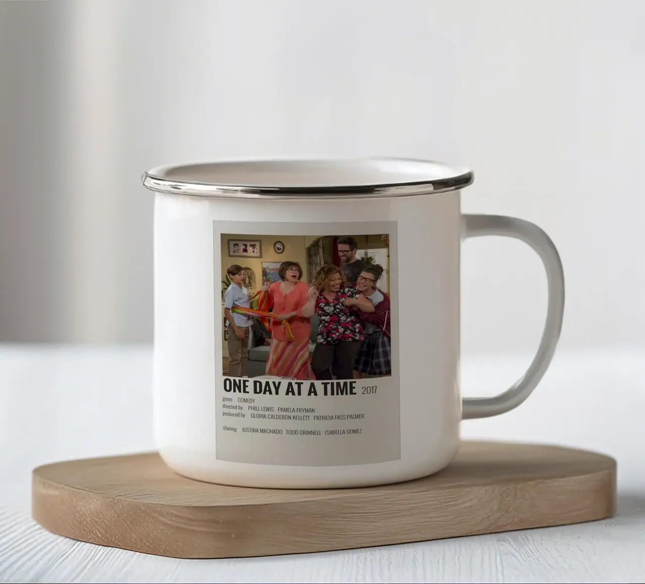 ONE DAY AT A TIME 2017 tazza in smalto da MVFminimalist