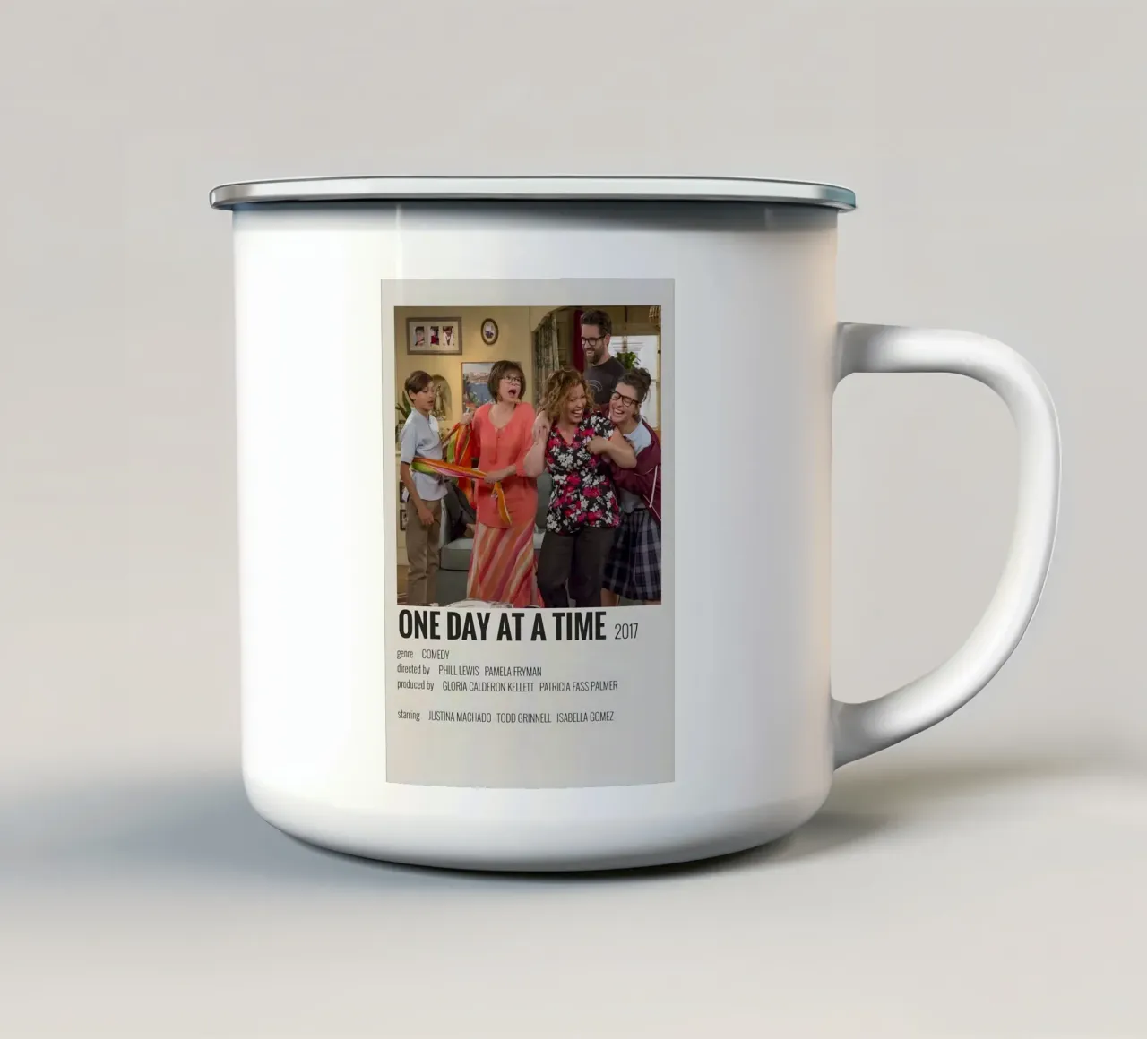 ONE DAY AT A TIME 2017 tazza in smalto da MVFminimalist
