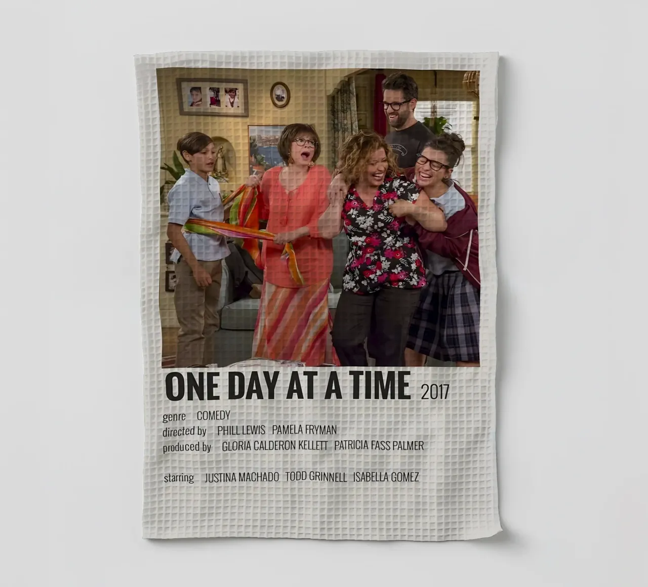 ONE DAY AT A TIME 2017 canovaccio da cucina da MVFminimalist