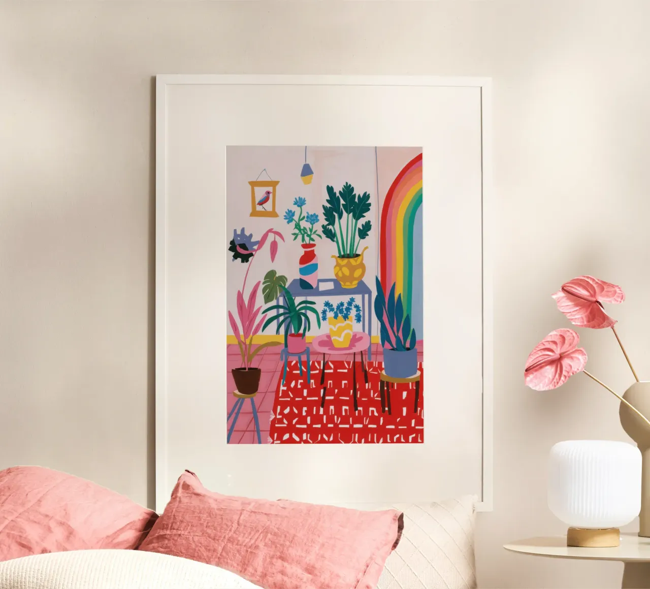 Maximalist Plant Room poster by Pale Aura