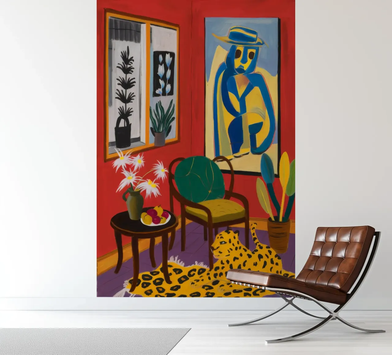 Kunstzimmer Zitronenbaum Fototapete von Stone Decade