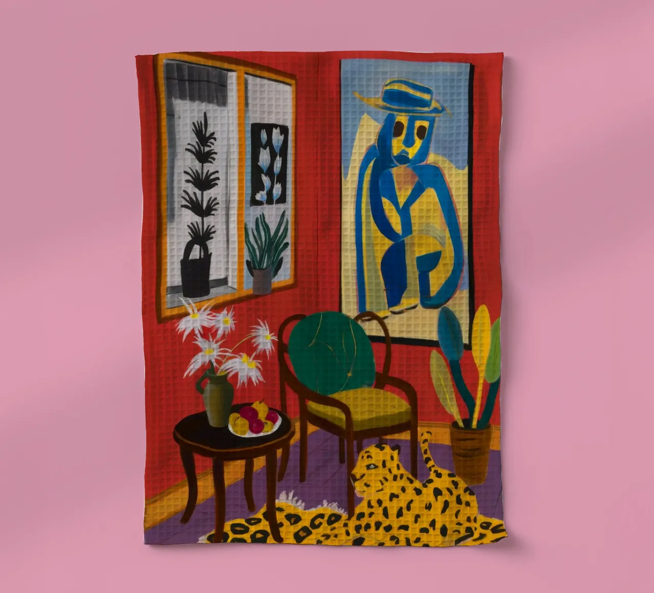 Lemon Tree Art Room torchon de Stone Decade
