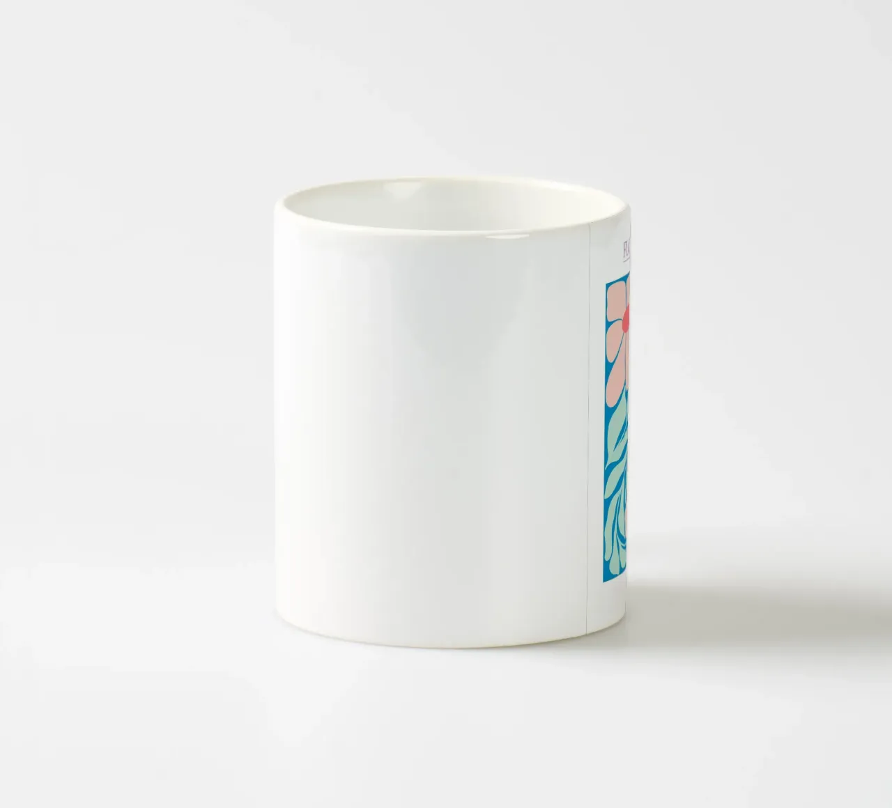 MERCATO DEI FIORI DI FIRENZE tazza in ceramica da Patrick J Curtis