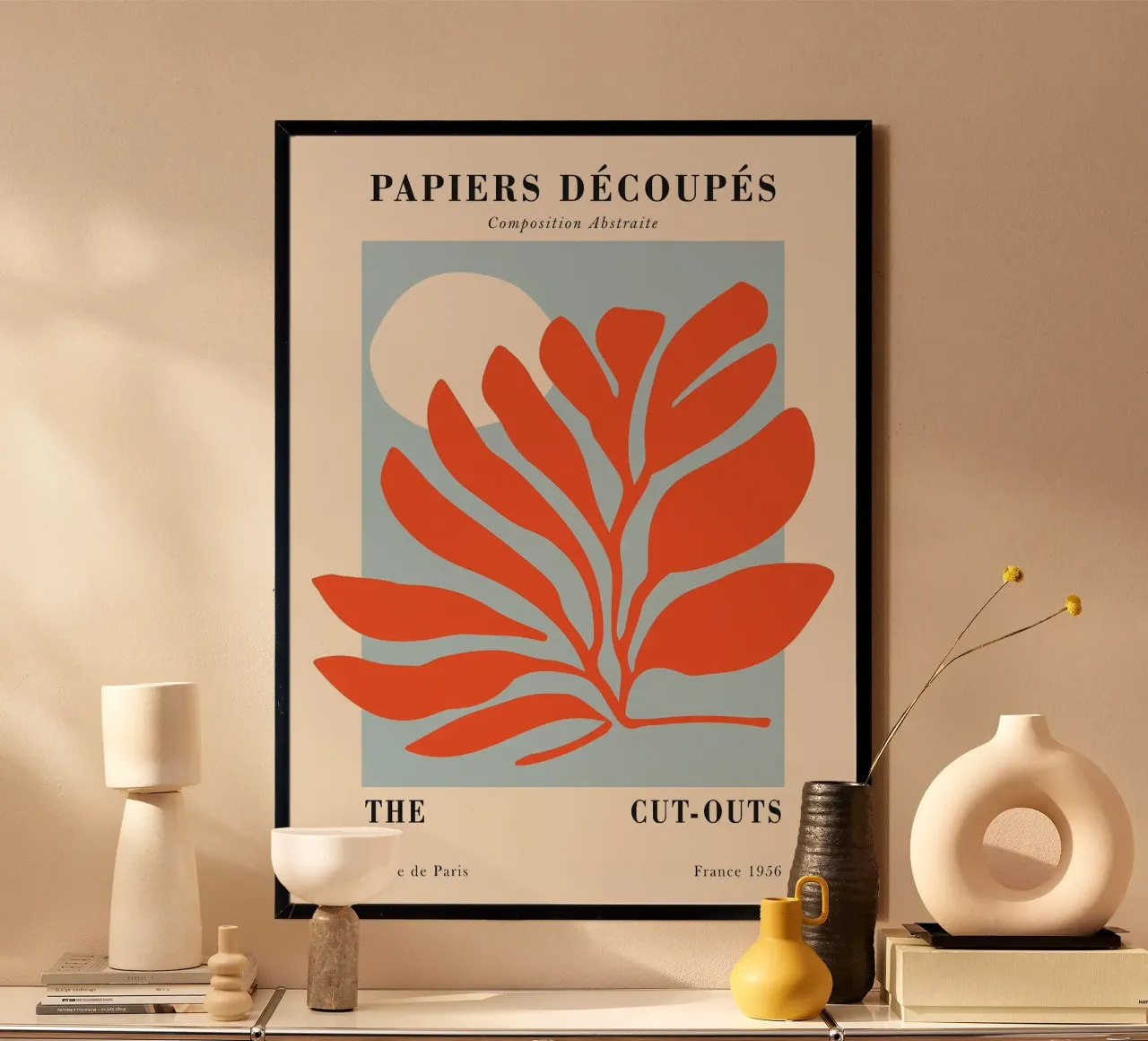 Modern Papiers Decoupes Poster von Patrick J Curtis