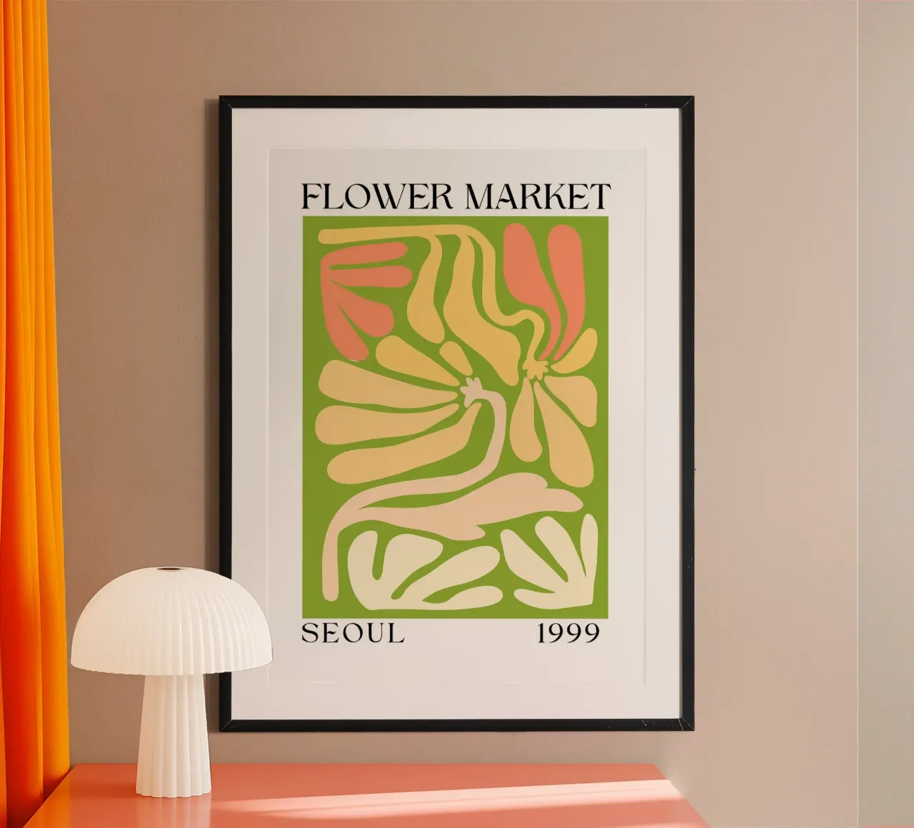 Mercato dei fiori di Seul carta hahnemühle da Patrick J Curtis