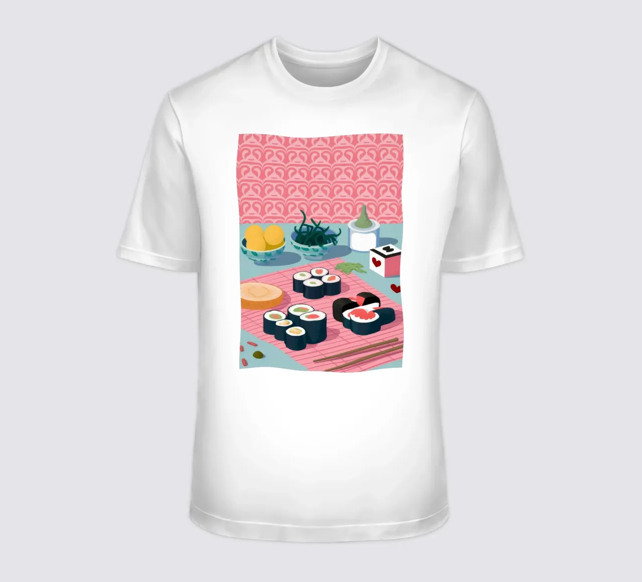 Sushi-Teller Perfektion T-Shirt von Muse Artworks