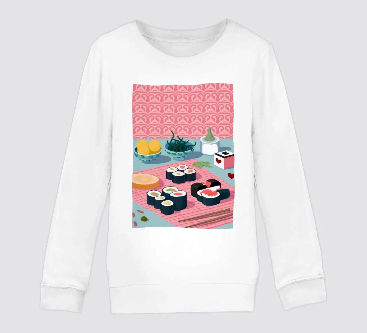 La perfezione del piatto di sushi felpa bambino da Muse Artworks