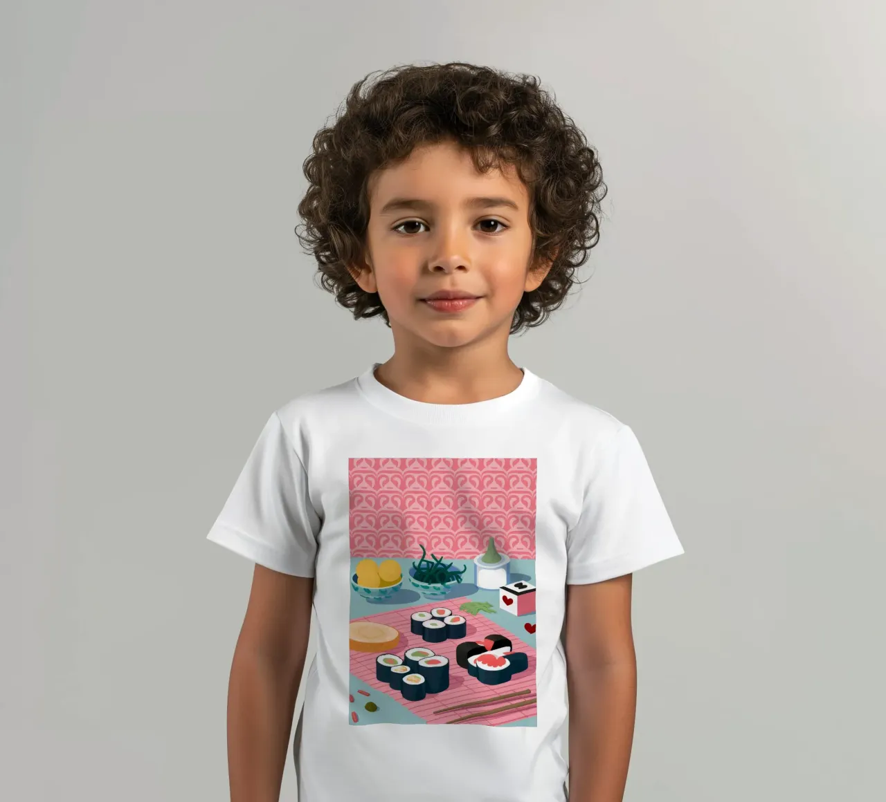 Sushi-Teller Perfektion Kinder T-Shirt von Muse Artworks