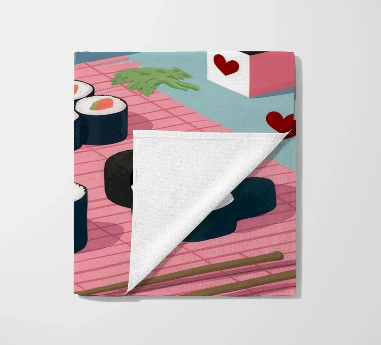 La perfezione del piatto di sushi telo mare da Muse Artworks