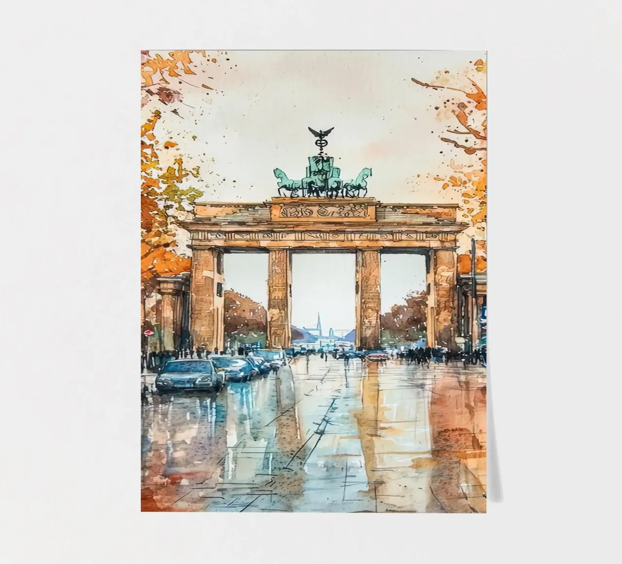 Berlin Travel Stickerbogen von Travel
