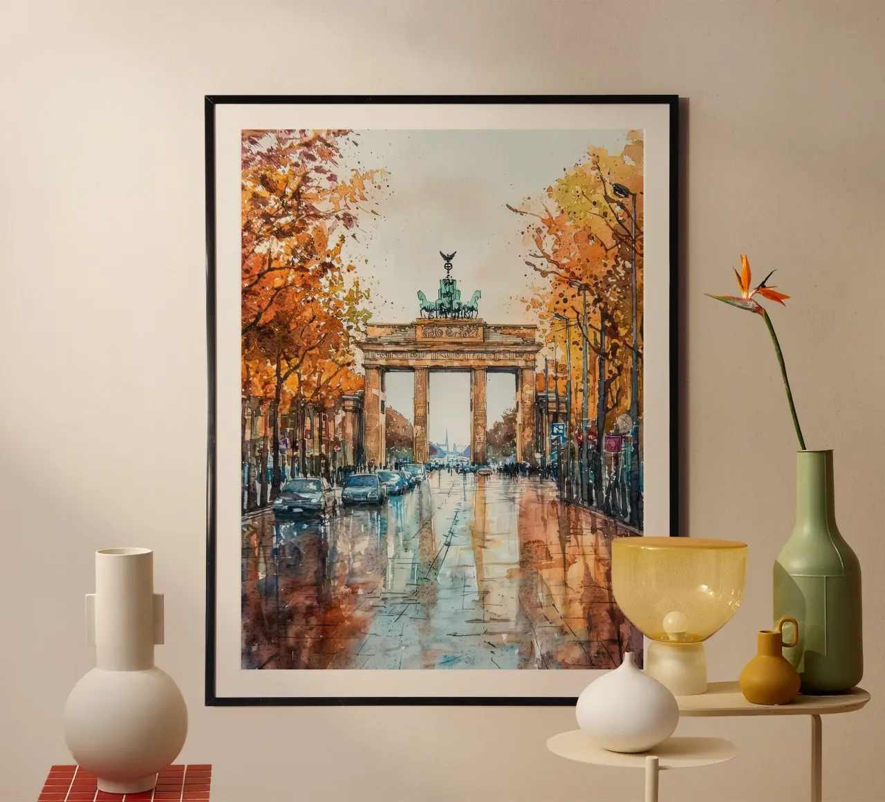Viaggio a Berlino carta hahnemühle da Travel