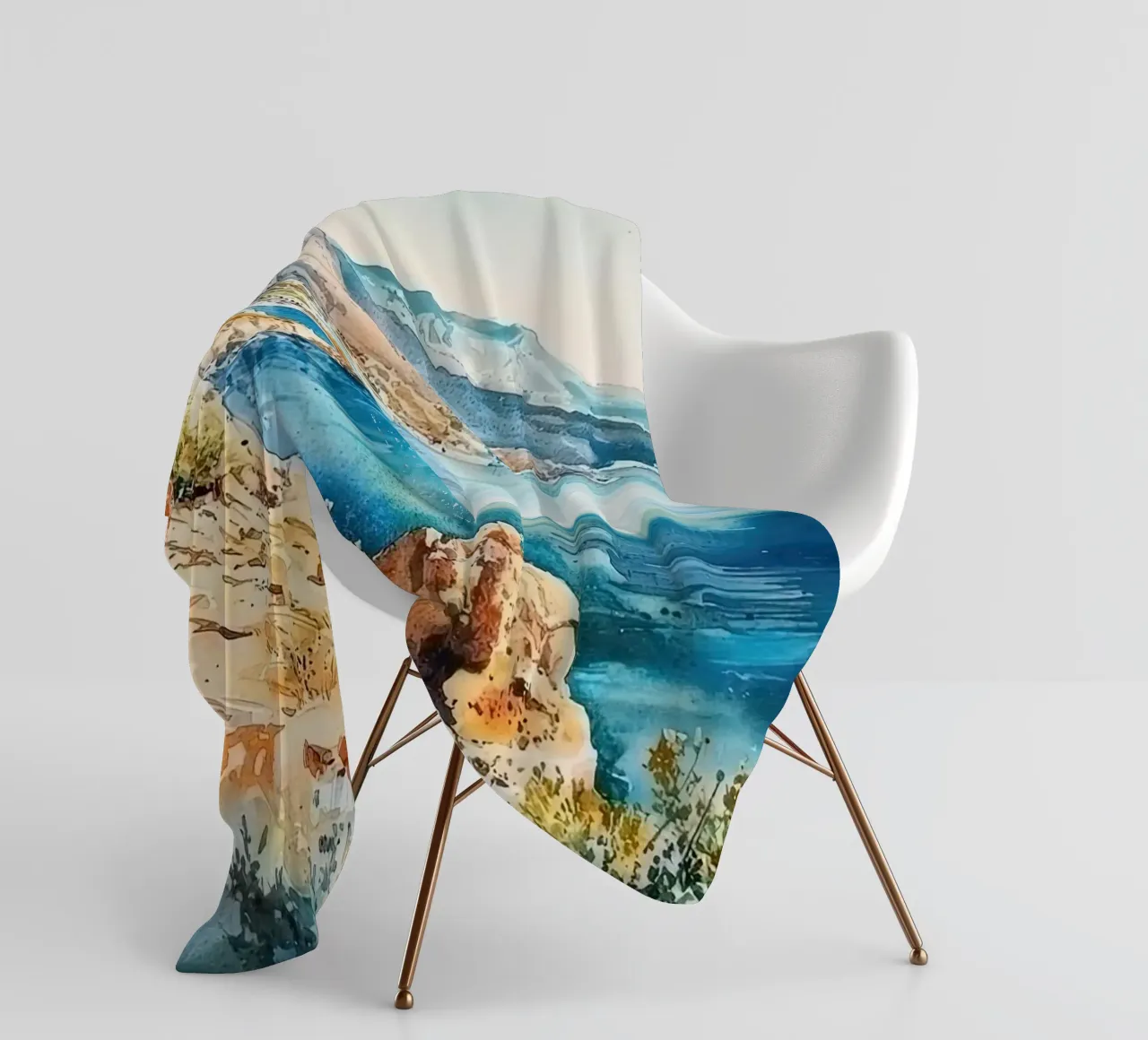 Creta coperta in pile da Travel
