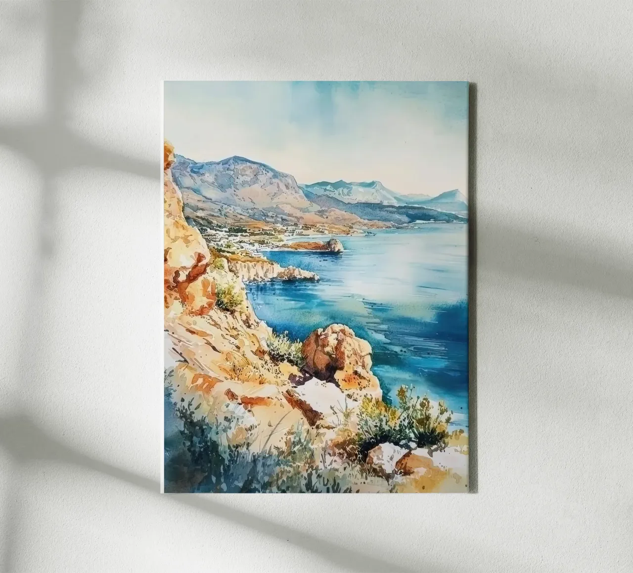 Creta tela con Cornice a cassetta da Travel