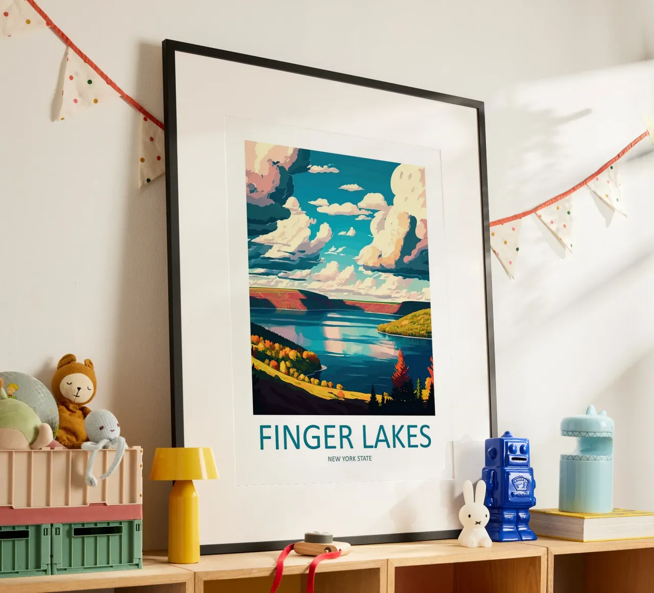 Lacs Finger poster de Travel