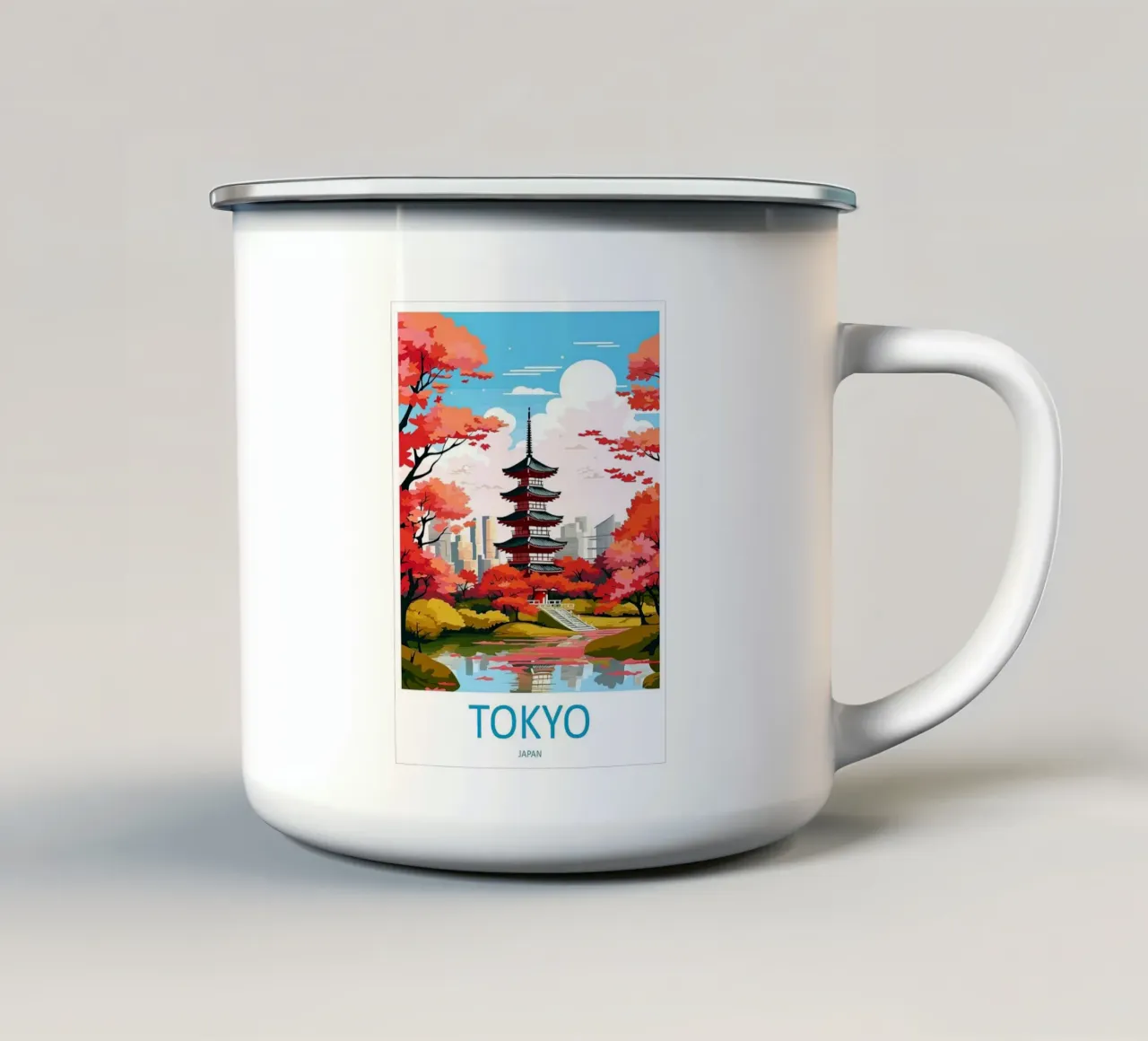 Tokyo Giappone tazza in smalto da Travel