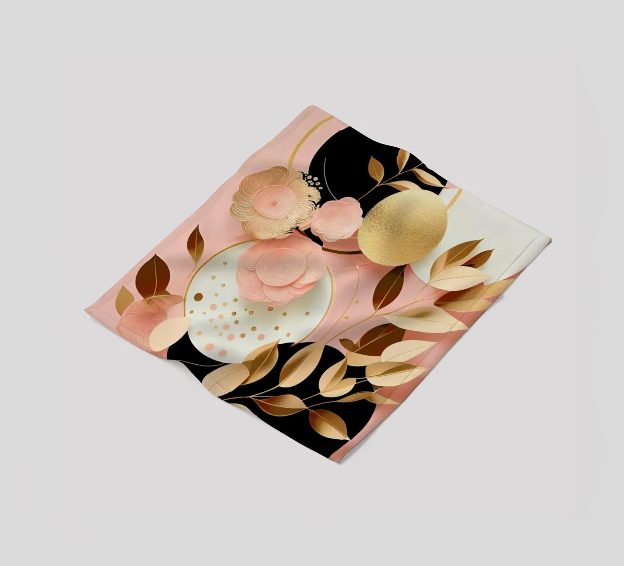 Bubblegum Abstract Minimalistic Aesthetic Floral 2 coperta in pile da Tameo