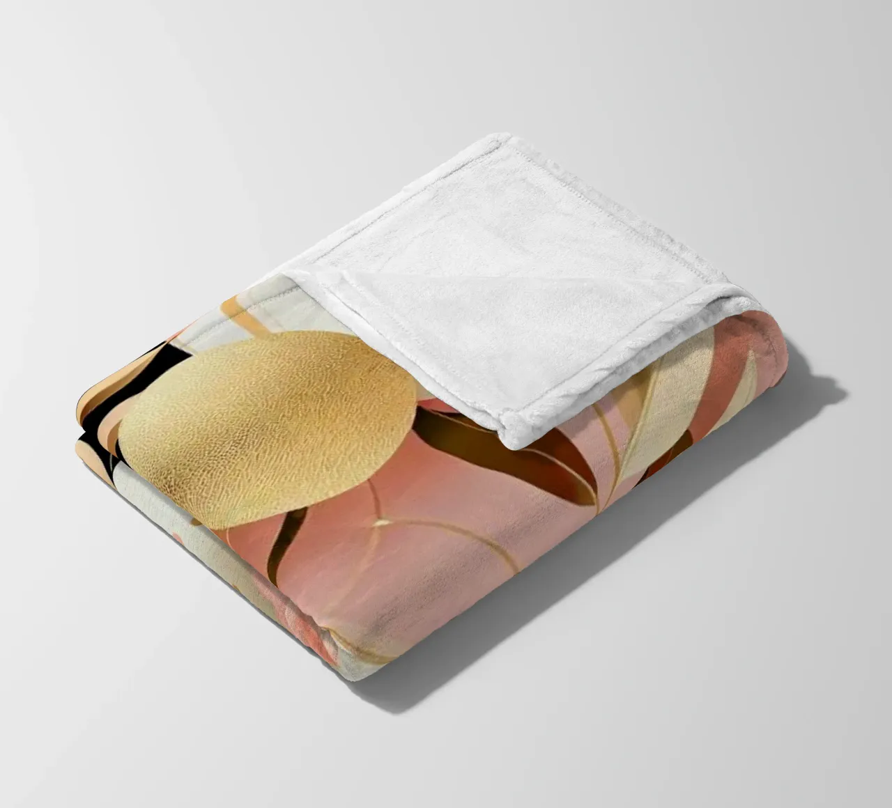 Bubblegum Abstract Minimalistic Aesthetic Floral 2 coperta in pile da Tameo