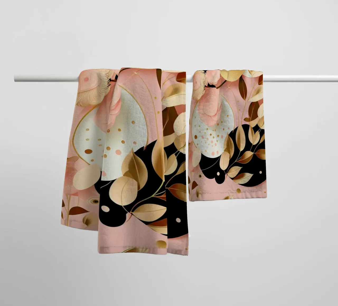 Bubblegum Abstract Minimalistic Aesthetic Floral 2 asciugamano da bagno da Tameo