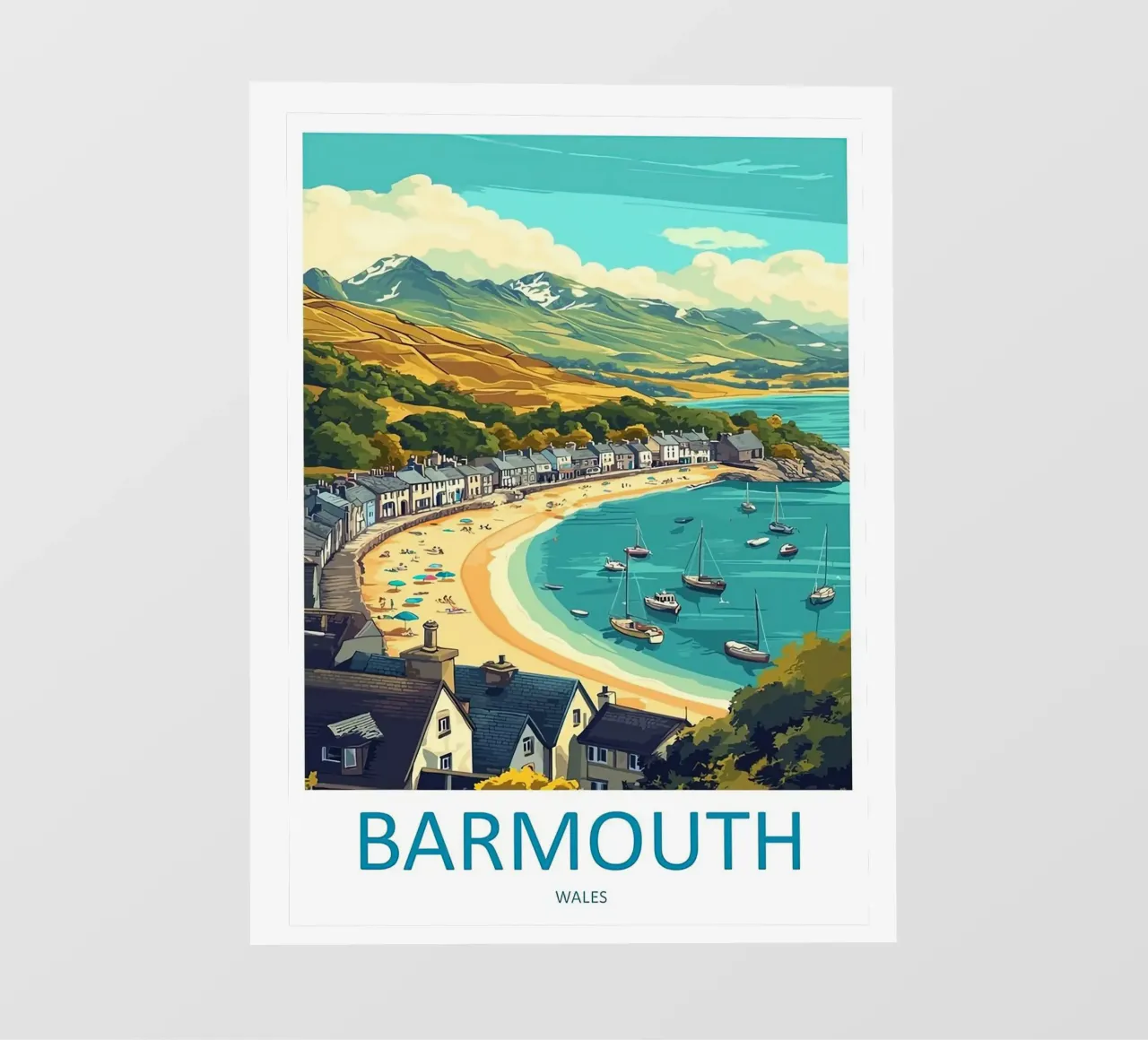 Barmouth Wales Travel pvc cover by Travel