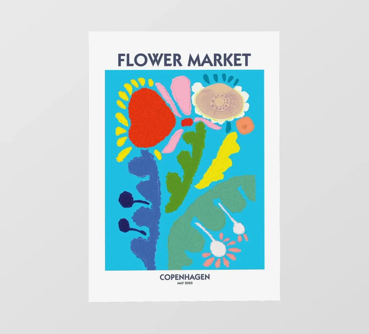MERCATO DEI FIORI DI COPENAGHEN pellicola backlit da Patrick J Curtis