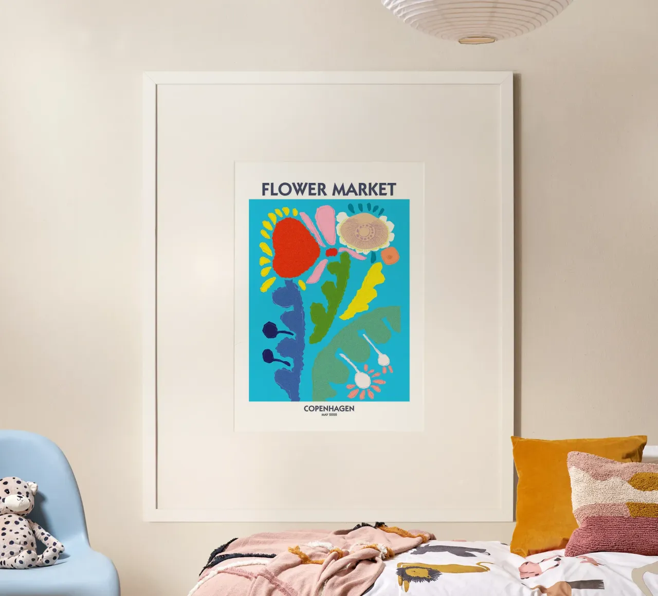 MERCATO DEI FIORI DI COPENAGHEN carta hahnemühle da Patrick J Curtis