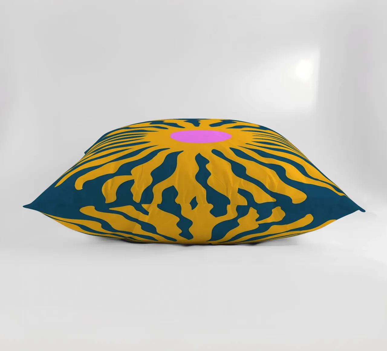 Soleil Paper Cutout decorative cushion by Patrick J Curtis
