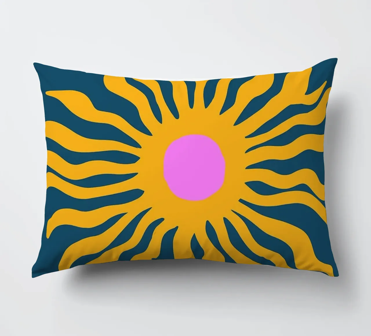 Soleil Paper Cutout decorative cushion by Patrick J Curtis