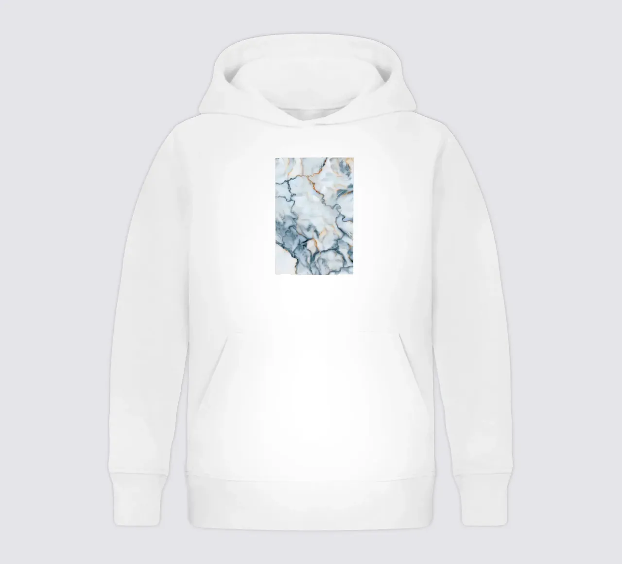 Serbia Marble Map kids hoodie by Octavian