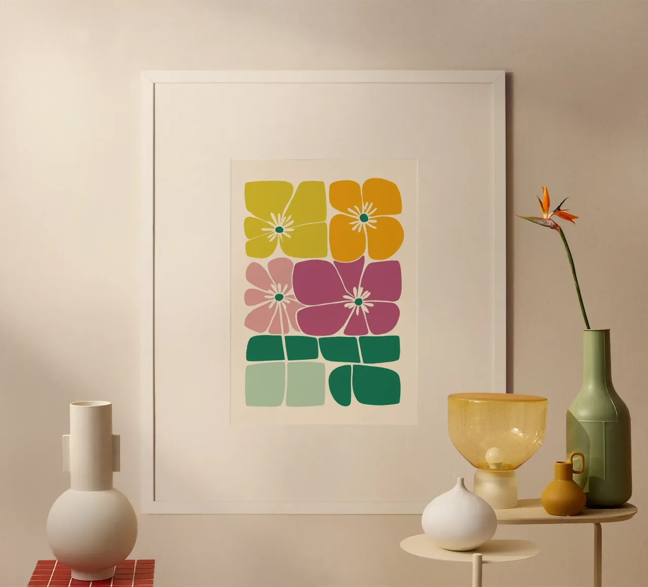 Abstract Floral Art Print hahnemühle by Patrick J Curtis