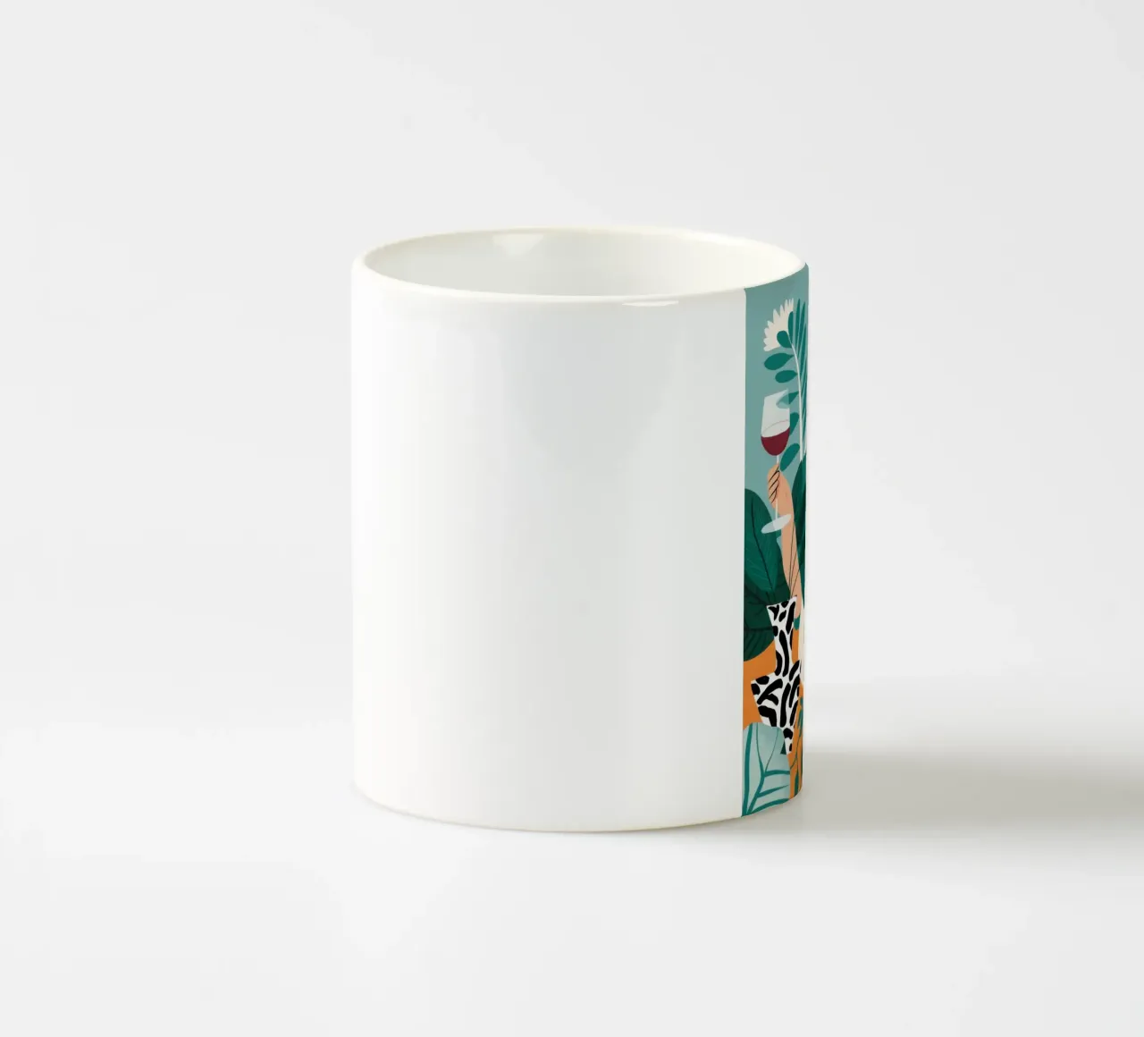 Collant vino e fantasia tazza in ceramica da Pale Aura